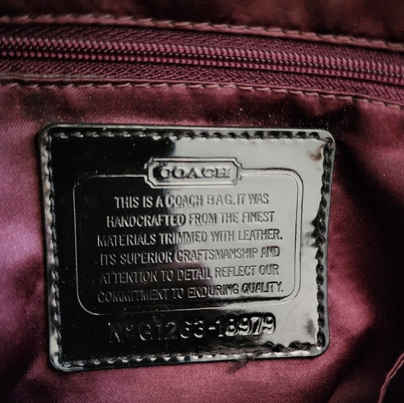 Authentic Coach Purse Black, Gray, Pink - Picture 6 of 15